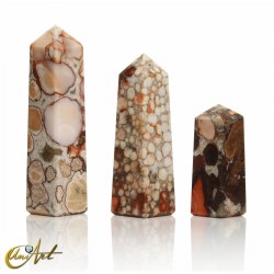 Ocean jasper obelisk
