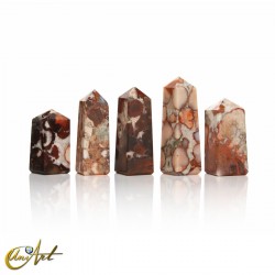 Obeliscos de jaspe oceánico, pequeños