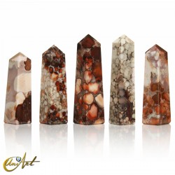 Obeliscos de jaspe oceánico, grandes