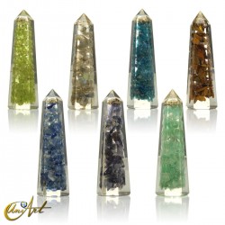 Orgonite point format, 8 cm