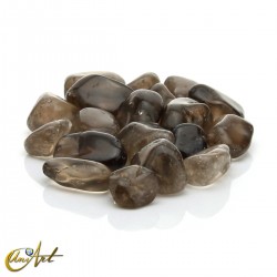 Smoky Quartz tumbled stones in packet of 200 grs