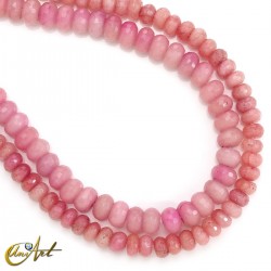 Pink Jade Rondelle