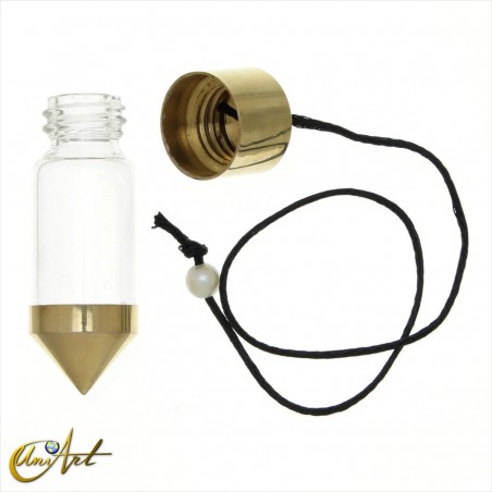 Péndulo con depósito de vidrio (visor)