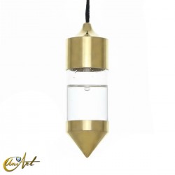 Pendulum with glass vial compartment (viewer)