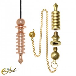 Isis Metal Pendulum with 6 Batteries and Double Witness