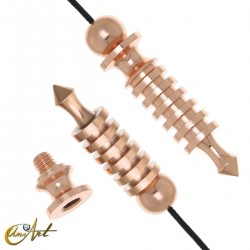 Péndulo Isis de Metal con 6 Baterías y Doble Testigo, color cobre