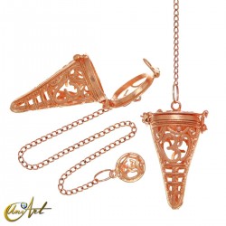 age-style pendulum with Om symbol – copper colour