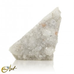 White apophyllite druse