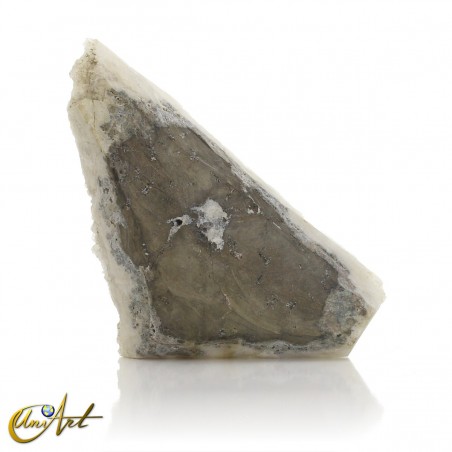 White apophyllite druse