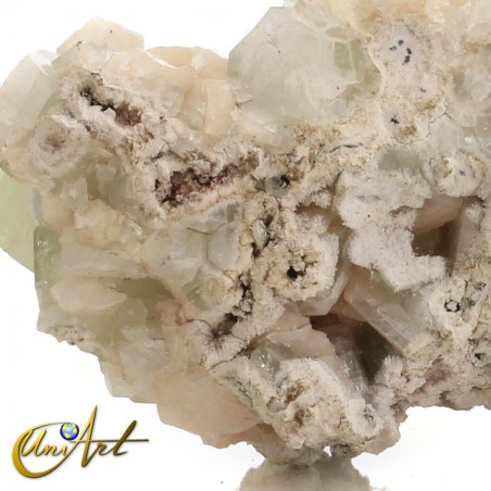 Collection piece of zeolite with apophyllite