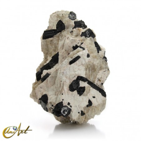 Large pegmatite formation with tourmaline