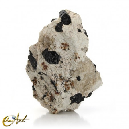 Large pegmatite formation with tourmaline