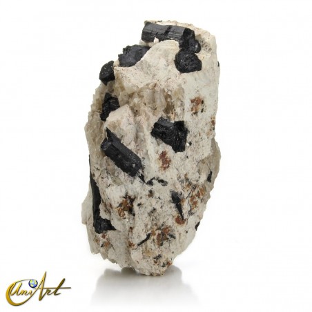 Large pegmatite formation with tourmaline