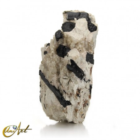 Large pegmatite formation with tourmaline