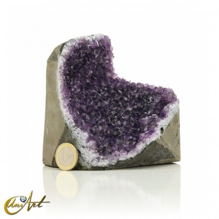 Drusa de amatista color lavanda