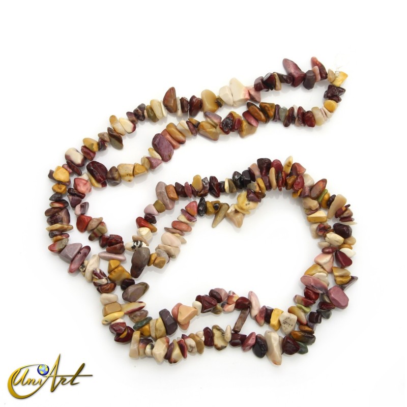 Mookaite jasper chip beads