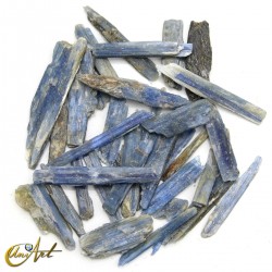 Rough natural blue kyanite blades, 200 grams