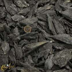 Rough natural black kyanite (witch broom)
