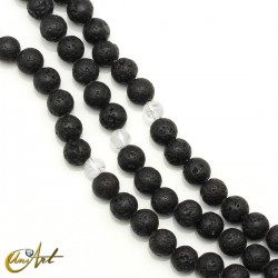 Volcanic lava japa mala, 8 mm