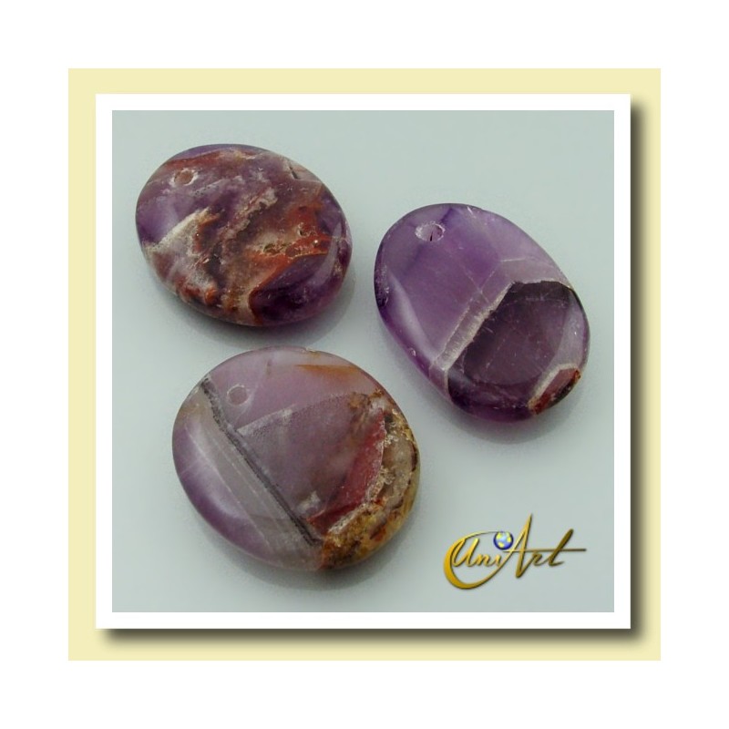 amethyst pendant without metal