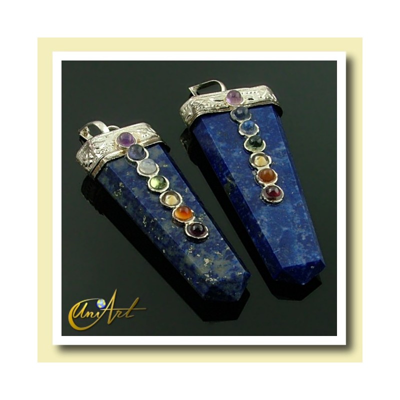 7 Chakras Pendant - lapis lazuli