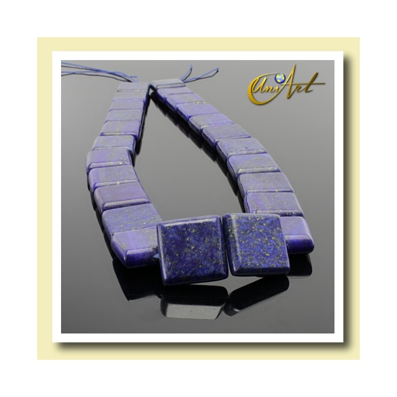 square Lapis Lazuli beads