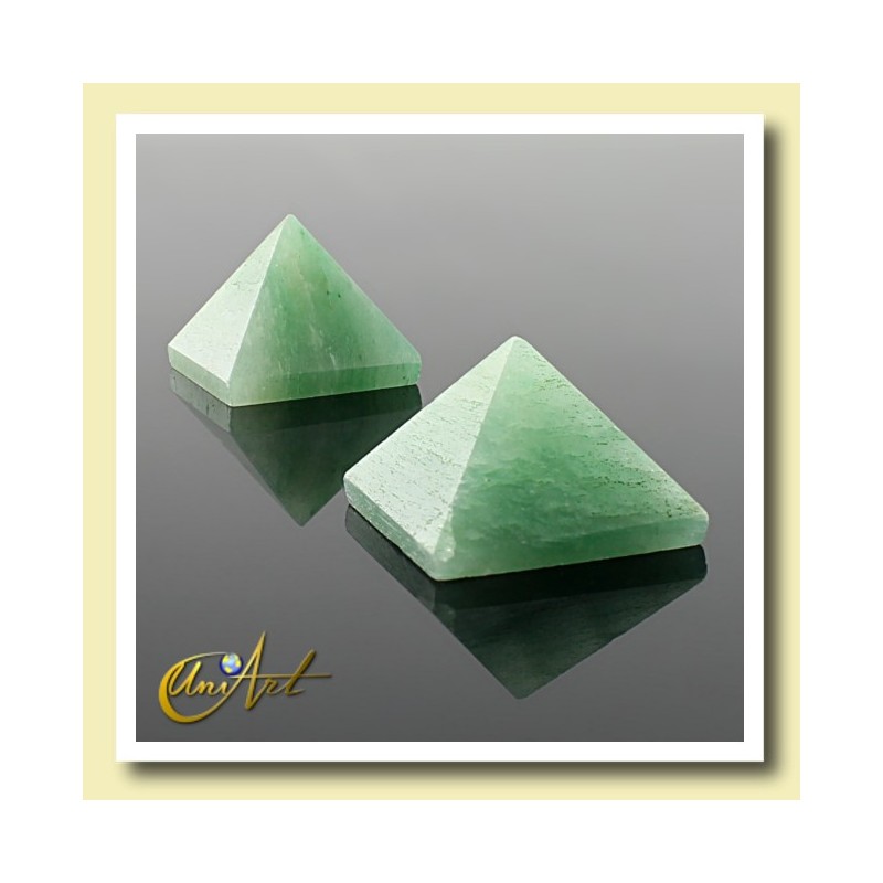 Pirámide 1,5 cm de cuarzo verde