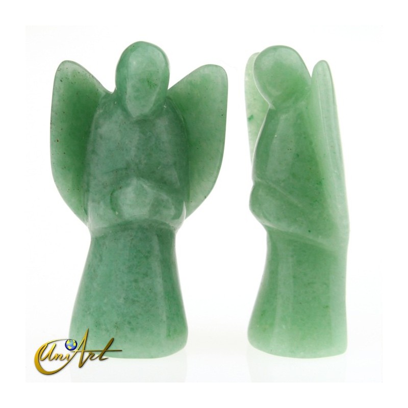 Ángel de la Salud de Aventurina Verde, representa el Arcángel Rafael
