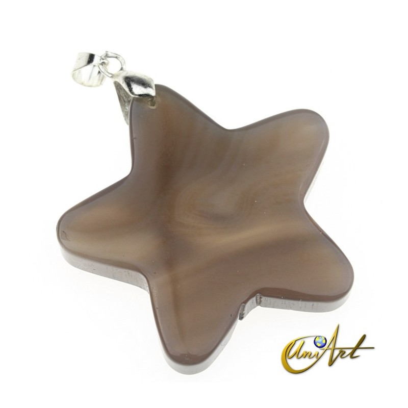 Star pendant of Natural Stone