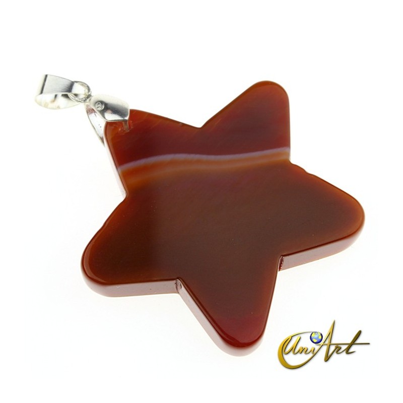 Colgante Estrella de Piedra Natural