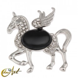 Pegasus, onyx pendant