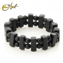 Double bian stone bracelet