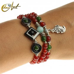 Pixiu 3-strand bracelet - Money
