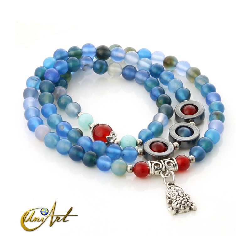 Pulsera rana del dinero - 3 vueltas