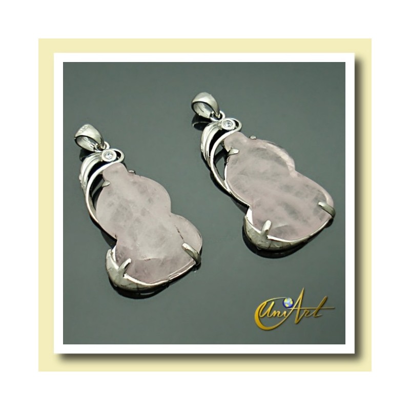 Pendientes Disco de Nácar y Plata 925 