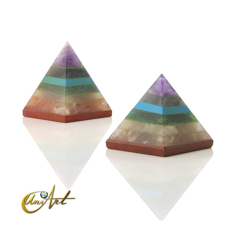 Small chakras pyramid