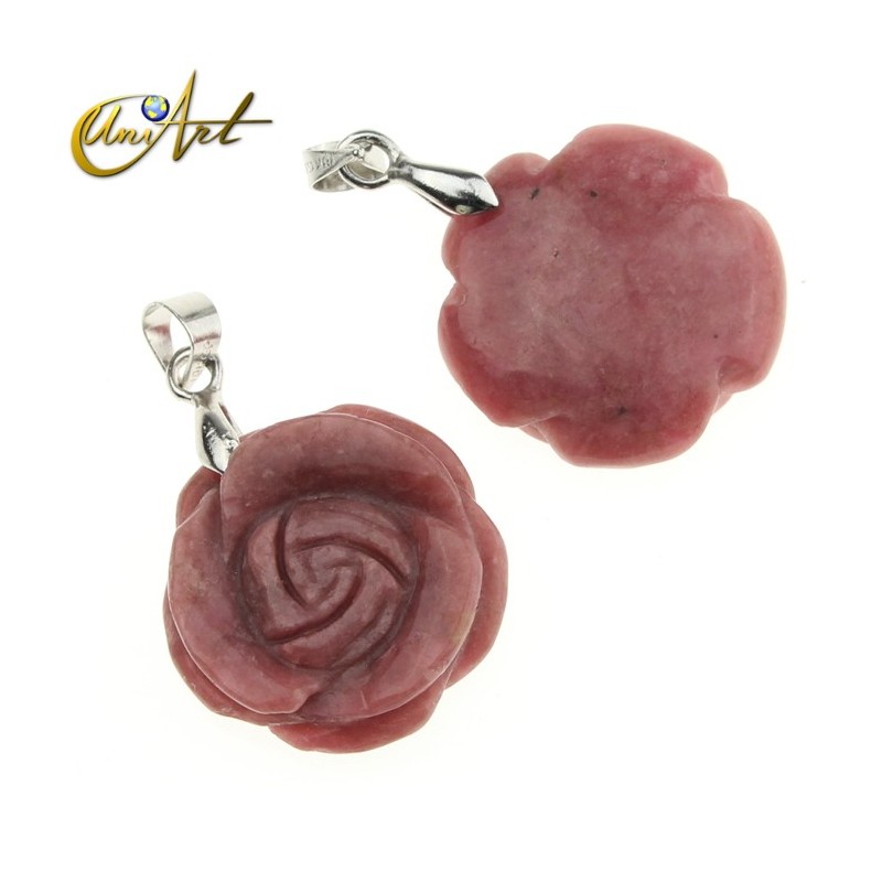 Colgante Rosa - rodonita