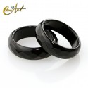 black onyx ring briolette medium