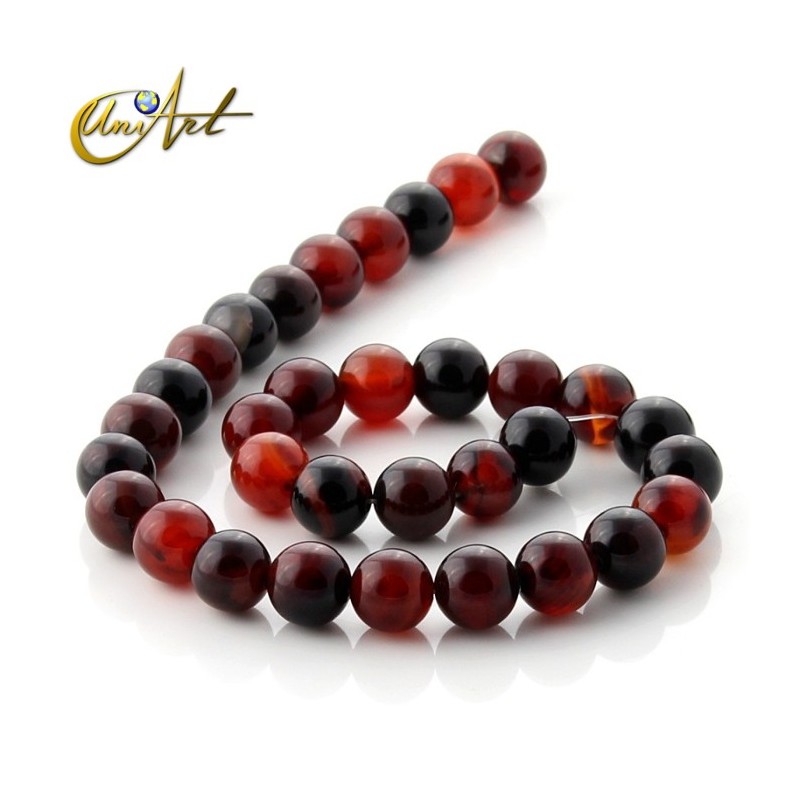 Tiras de ágata marrón 12 mm - miracle