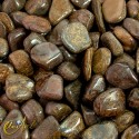 Bronzite tumbled stones in packet of 200 grs