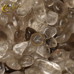 Smoky Quartz tumbled stones in packet of 200 grs