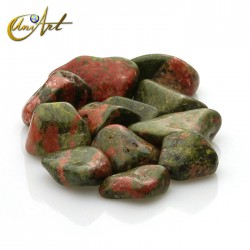 Unkite tumbled stones in packet of 200 grs