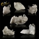 Crystal quartz ,  druses by weight