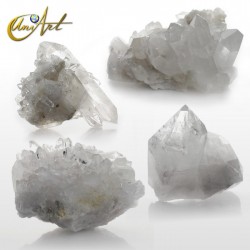 Crystal quartz ,  druses by weight