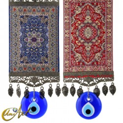 Amuleto grande Ojo Turco con alfombra