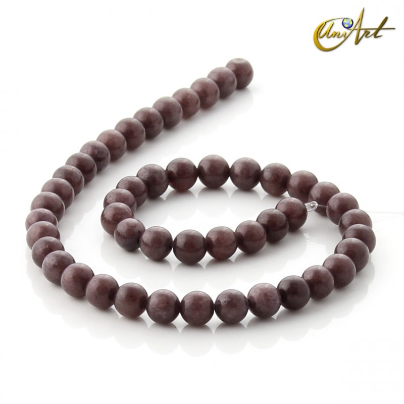 Cuentas de Aventurina marrón - 8 mm