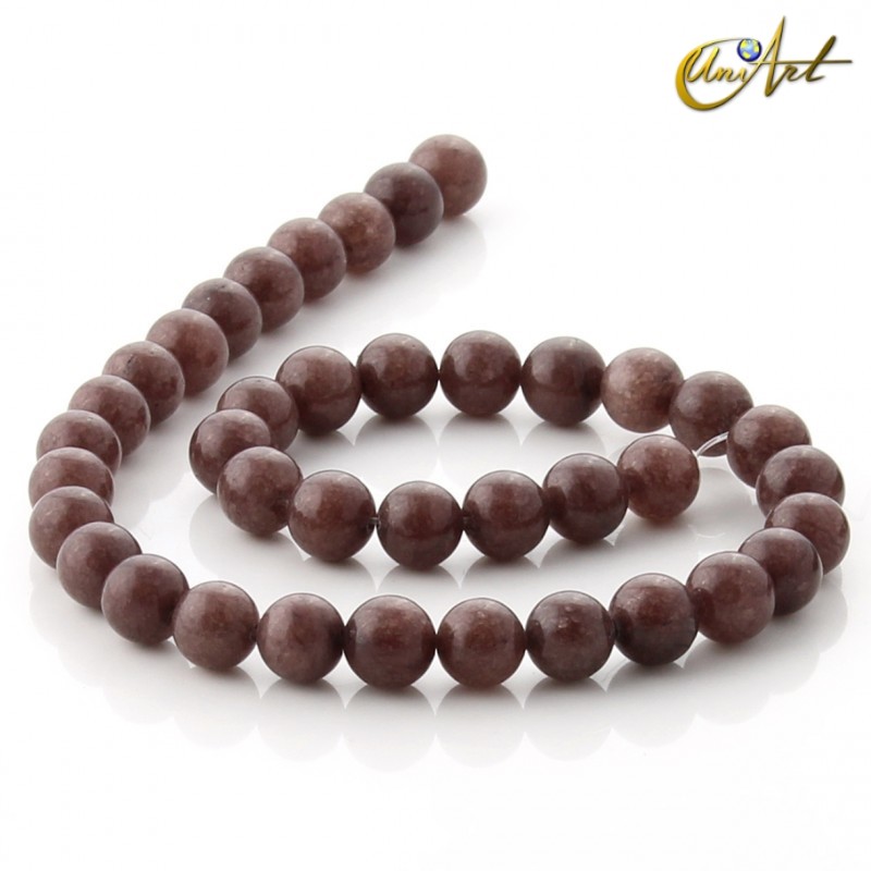 Cuentas de Aventurina marrón - 10 mm