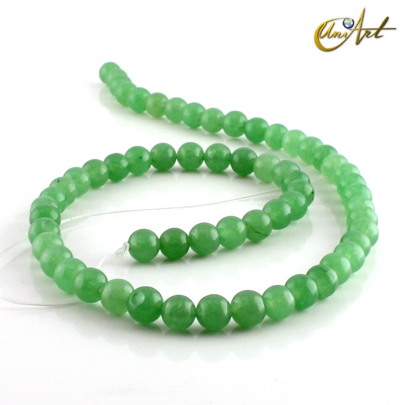 Aventurina verde - bolas 6 mm