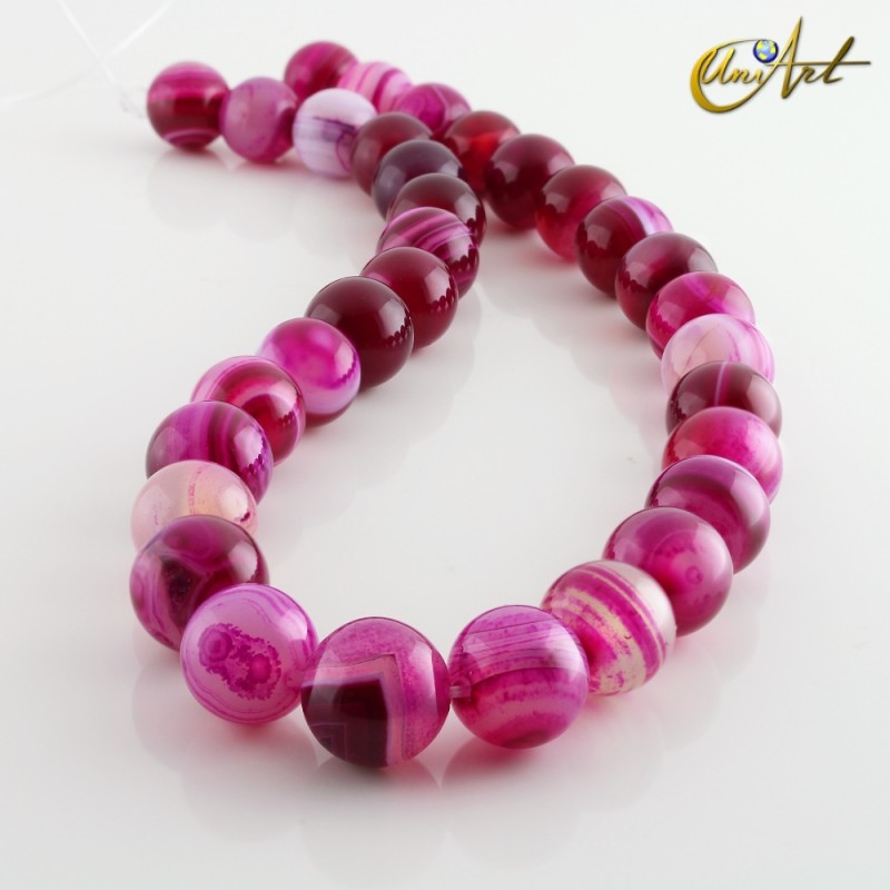 Ágata Rosa - bolas 12 mm