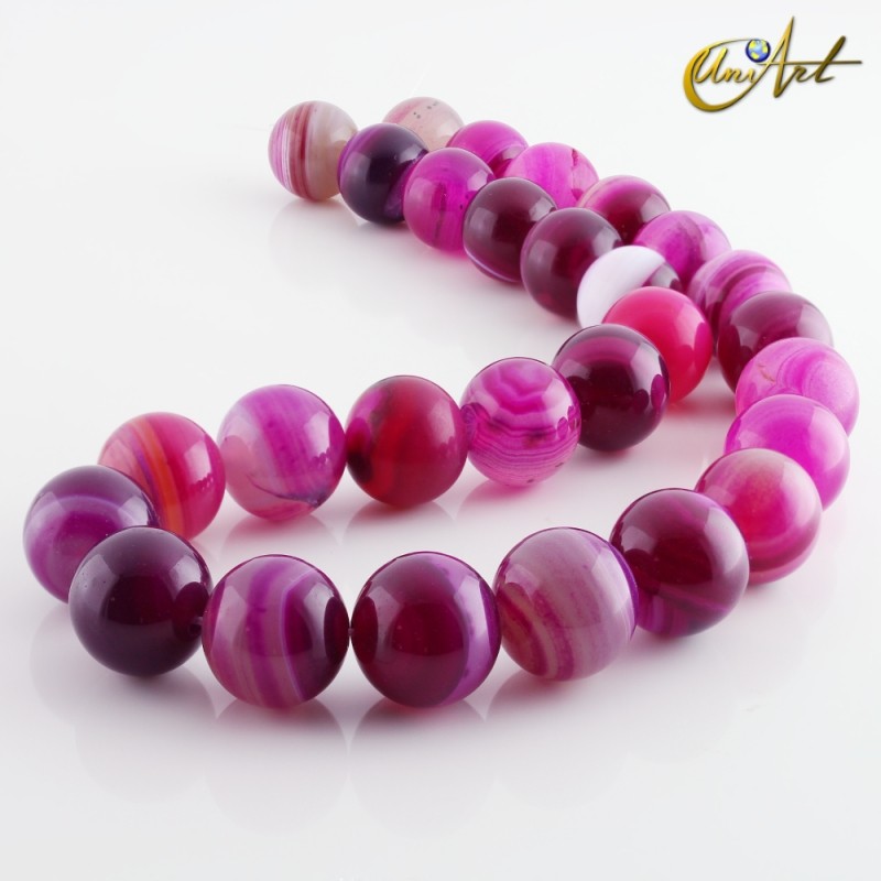 Ágata Rosa - bolas 14 mm